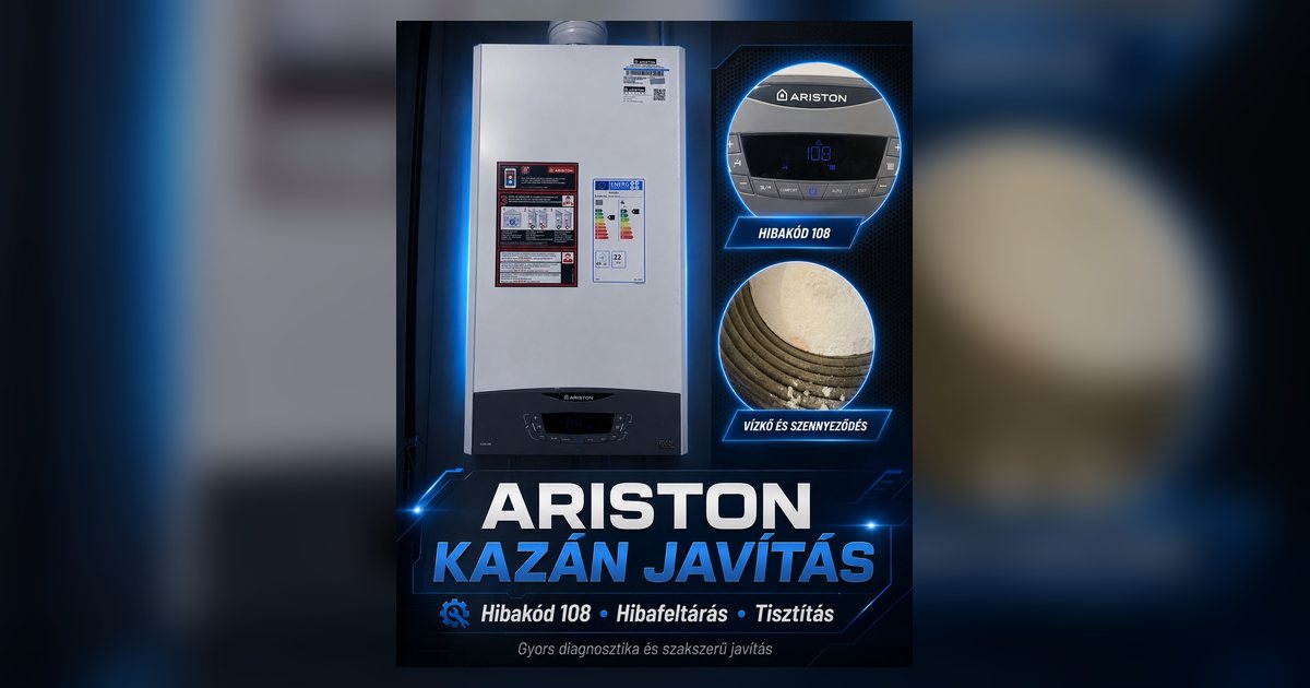 Ariston gázkazán hibakód 108 kiemelt kép kazán javításhoz