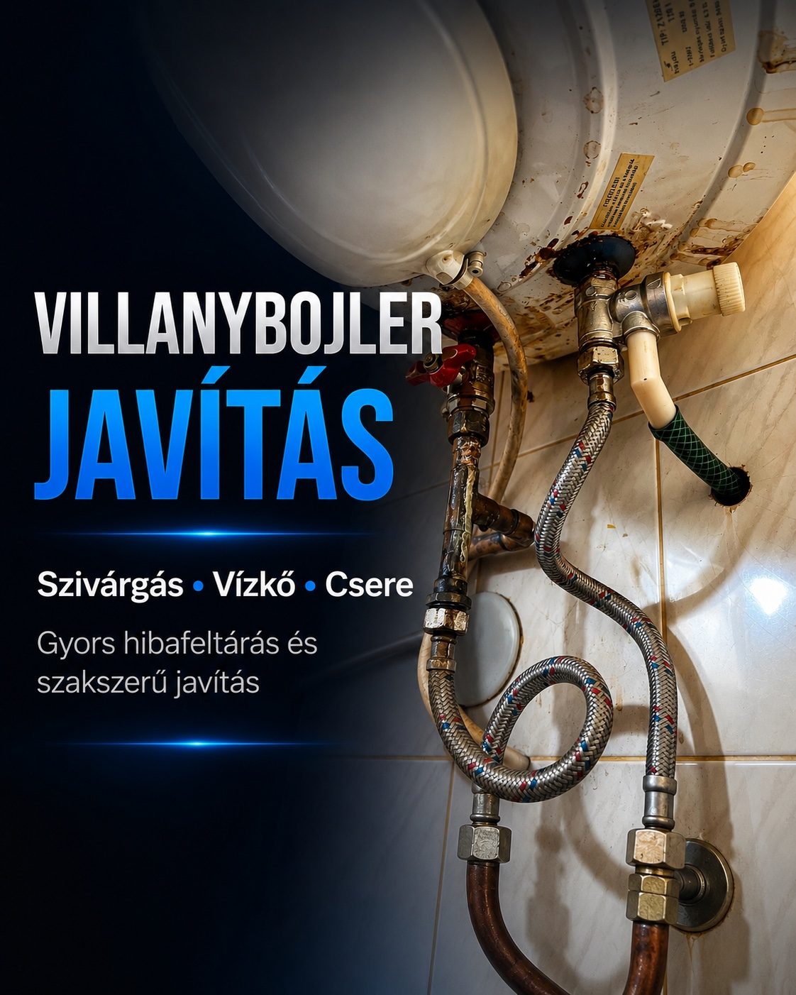 Bojler vízkőtelenítés és karbantartás Bojler vízkőtelenítés, fűtőszál ellenőrzés, anód és tömítés vizsgálat