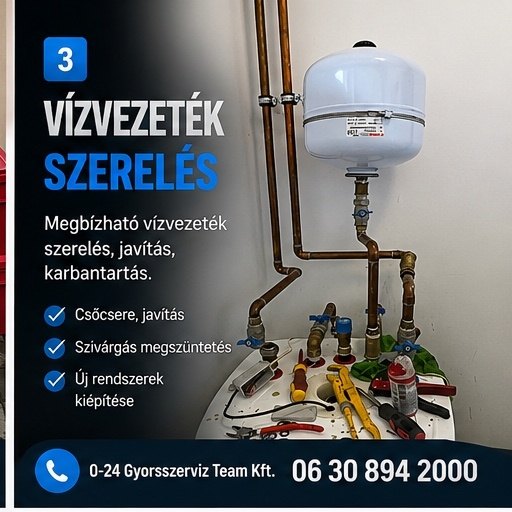 Vízvezeték szerelés és csőcsere Vízvezeték szerelés, csőcsere, szivárgás megszüntetés és új rendszerek kiépítése